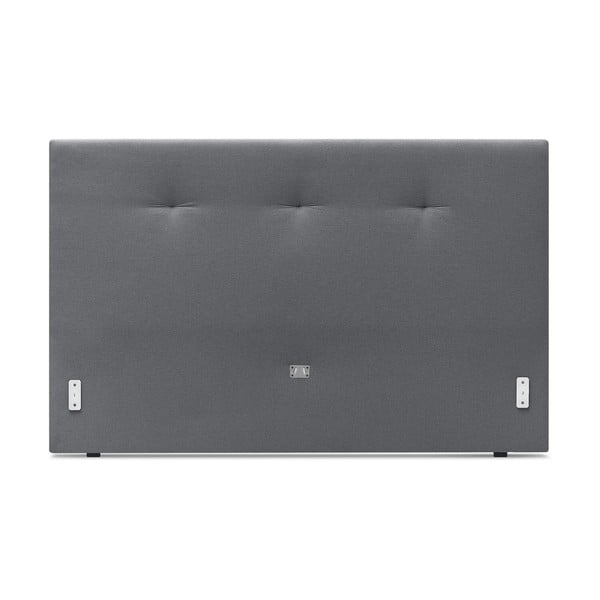 Сиво тапицирано двойно легло с решетка 160x200 cm Tory - Bobochic Paris-image-3