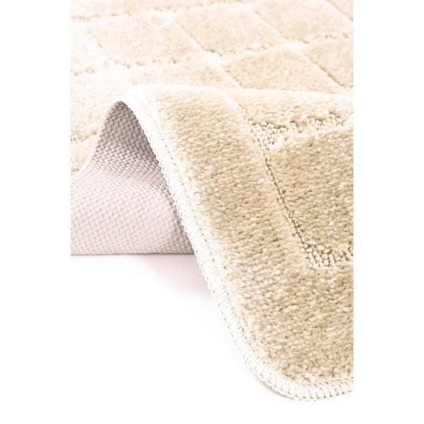 Кремави килими за баня в комплект 2 бр. 50x80 cm Kareli – Foutastic-image-3