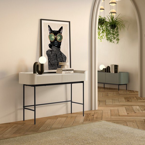 Зелена маса за телевизор 180x55x40 cm Willa – MOME-image-1