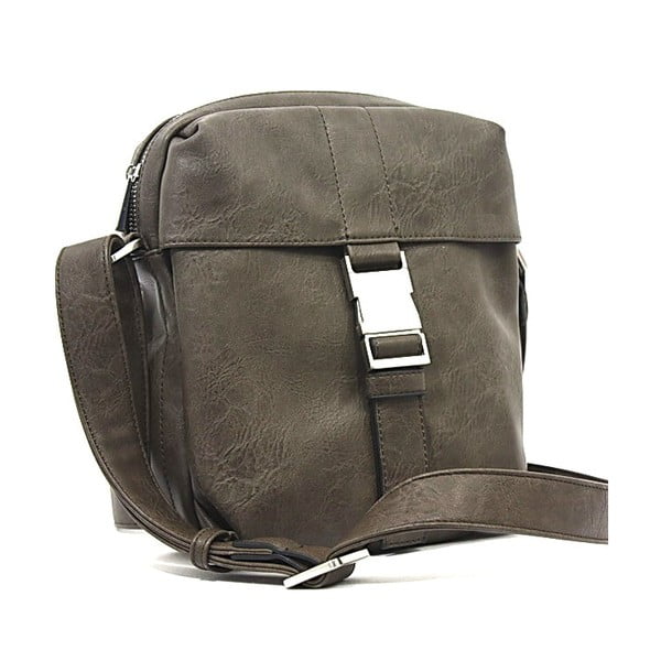 Чанта за рамо - каки зелена, 22x24 cm - Bobby Black