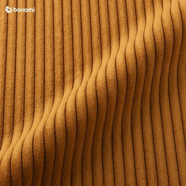 Диван от рипсено кадифе в цвят горчица 280 cm Voltaire – Bobochic Paris-image-1