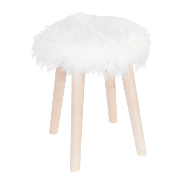 Bílá stolička Clayre & Eef Fur