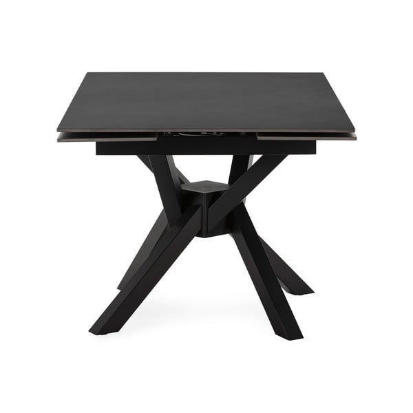 Сгъваема трапезна маса с допълнителна плоча с каменен плот за маса 90x150 cm Arlene – Marckeric-image-3