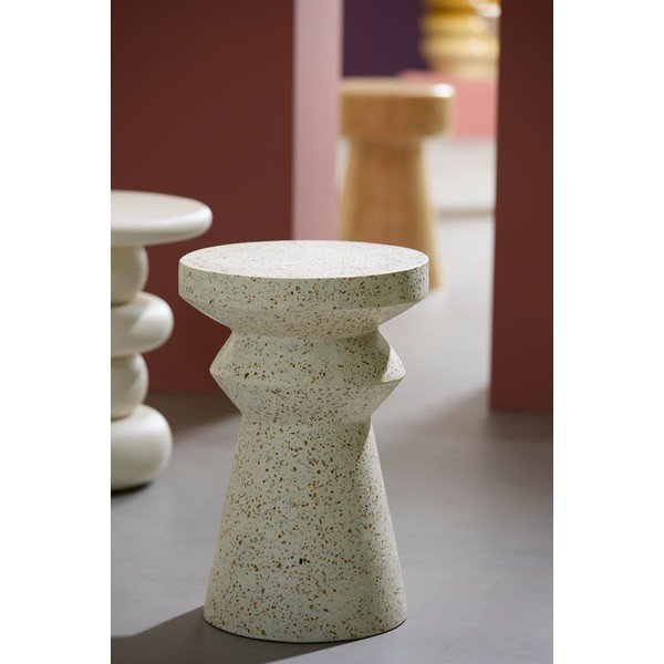 Кръгла странична масичка от terrazzo цимент ø 32 cm Sella – Light & Living-image-1