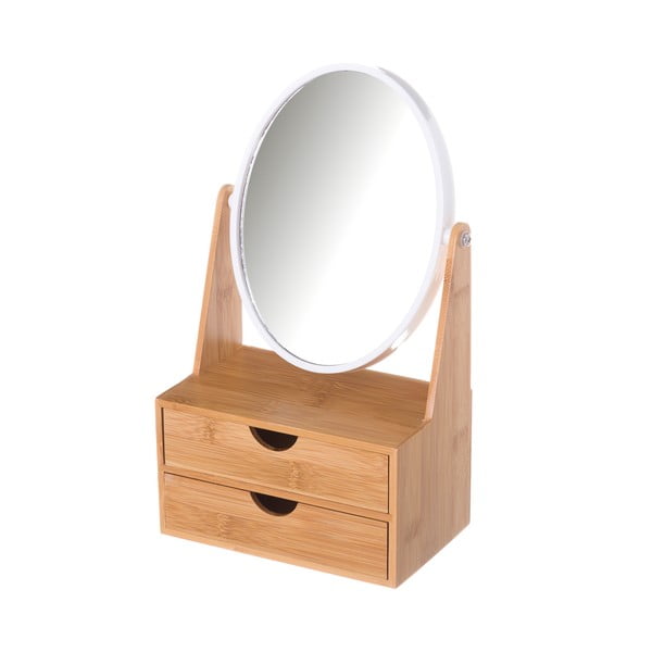 Двойно огледало с 2 чекмеджета, изработени от бамбук Unimasa - Casa Selección