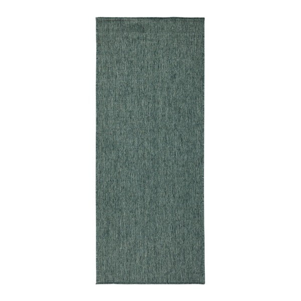 Tmavě zelený oboustranný koberec vhodný i na ven bougari Miami, 80 x 150 cm