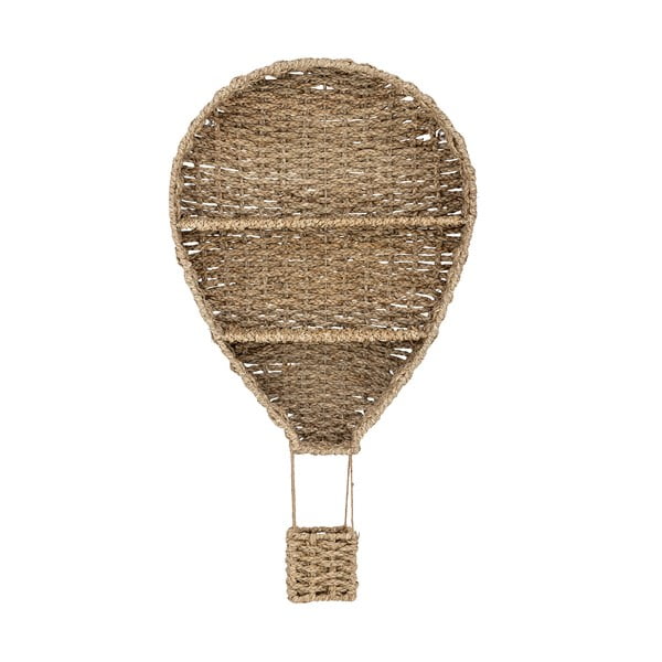 Детски стенен шкаф за книги от морска трева в естествен цвят 59x105 cm Ditter - Bloomingville Mini-image-2