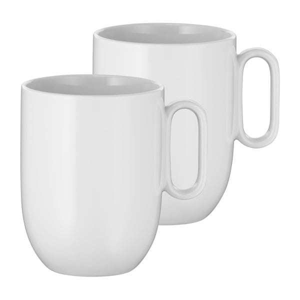 Бели порцеланови чаши в комплект от 2 броя 380 ml Barista - WMF