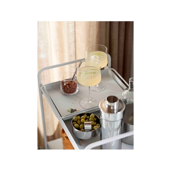 Метална маса за сервиране на колела 40,5x61 cm A-Cocktail - Zone-image-4