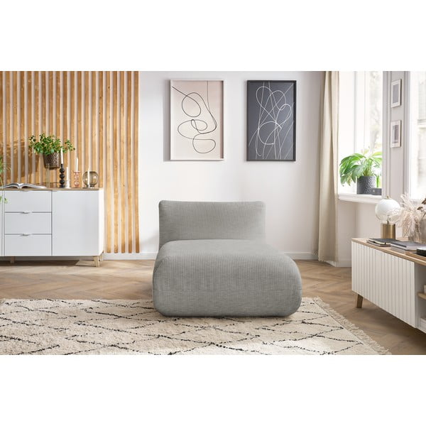 Бежов велурен модул за диван Lecomte - Bobochic Paris-image-1