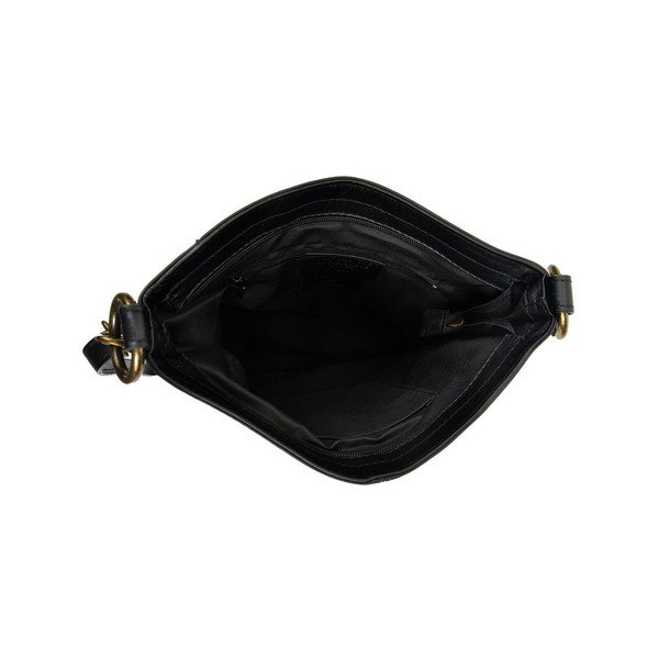 Черна кожена чанта Mangotti Pasca - Mangotti Bags-image-3