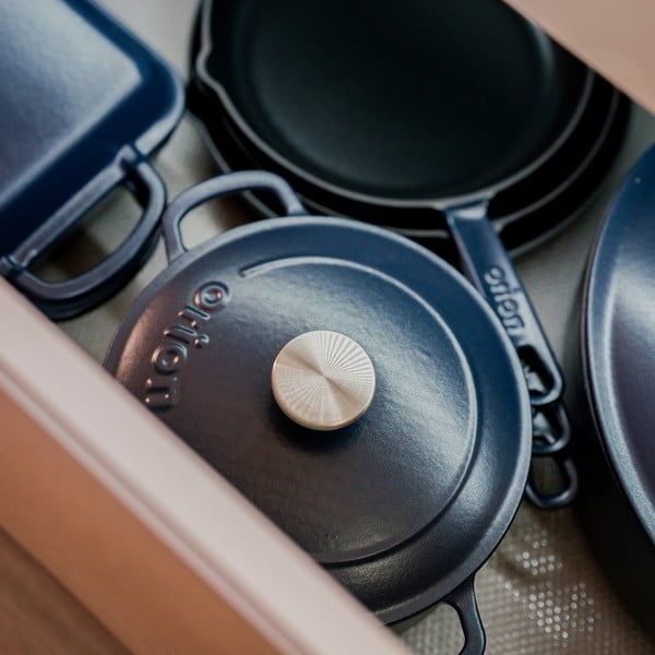 Чугунен съд с капак за индукция 3,3 л LITINA SMALT - Orion-image-1