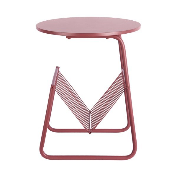 Метална кръгла странична масичка ø 40 cm Riqueza Revista – Leitmotiv-image-3