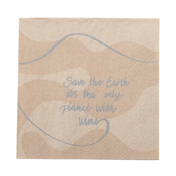 Хартиени салфетки в комплект от 20 броя Earth – Bloomingville
