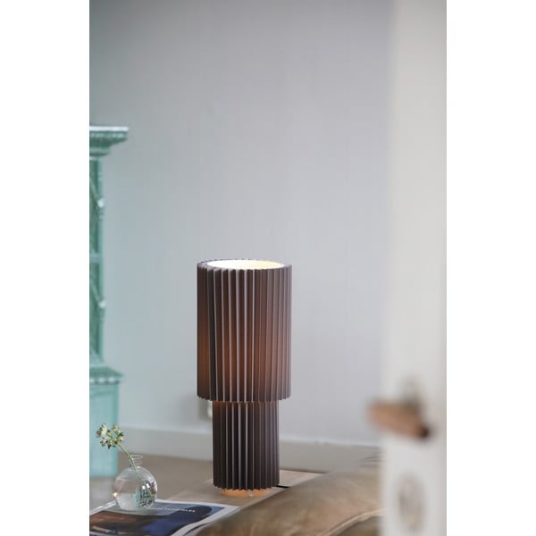 Сива настолна лампа с текстилен абажур (височина 45 cm) Catis – Markslöjd-image-1