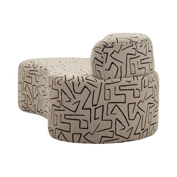 Бежов диван от прежда с примки от букле 176 cm Nairobi – Mauro Ferretti-image-3