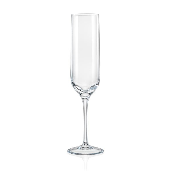 Комплект от 6 чаши за шампанско , 200 ml Uma - Crystalex