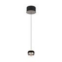 LED висящо осветително тяло в черен и сребрист цвят ø 15,5 cm Orbit – Trio Select