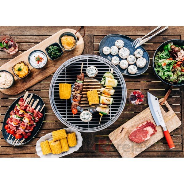 Преносим грил на дървени въглища ø 35 cm Classic – LotusGrill-image-1