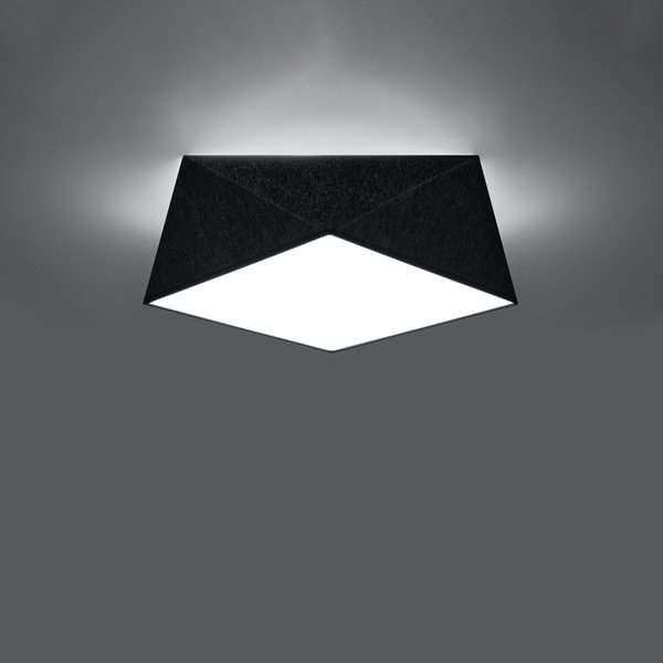 Черно осветително тяло за таван 35x35 cm Koma – Sollux-image-1