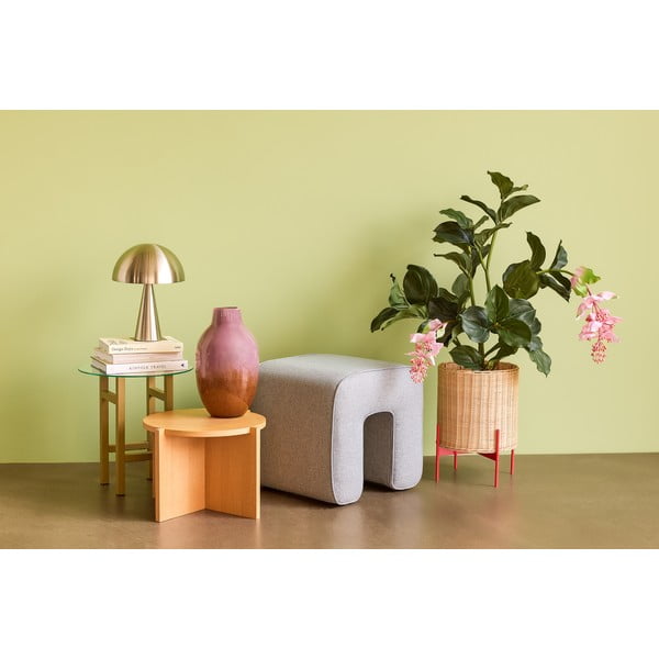 Настолна лампа в златист цвят Herho Mush - Hübsch-image-4