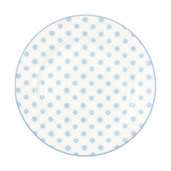 Синя порцеланова десертна чиния Laurie, ø 20,5 cm - Green Gate