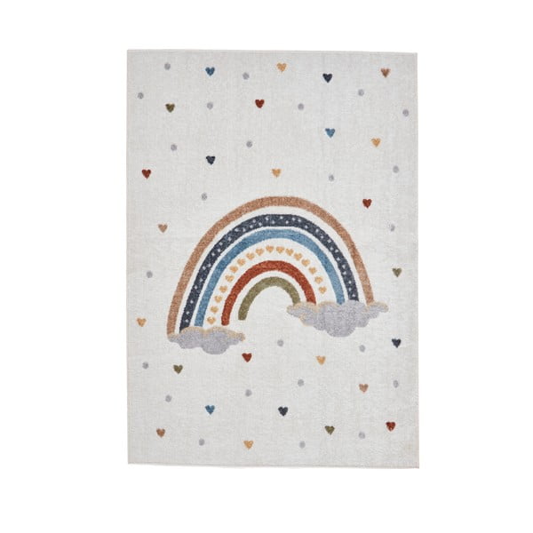 Кремав детски килим 80x150 cm Vida Rainbow – Think Rugs