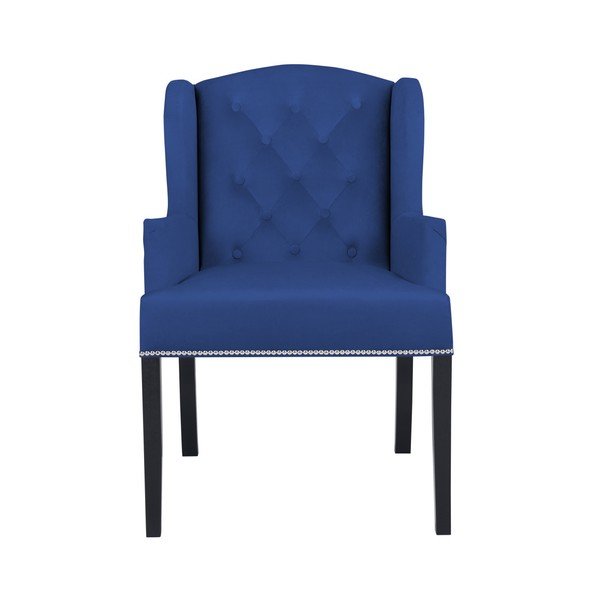 Tmavě modré křeslo Mazzini Sofas Apollo-image-3