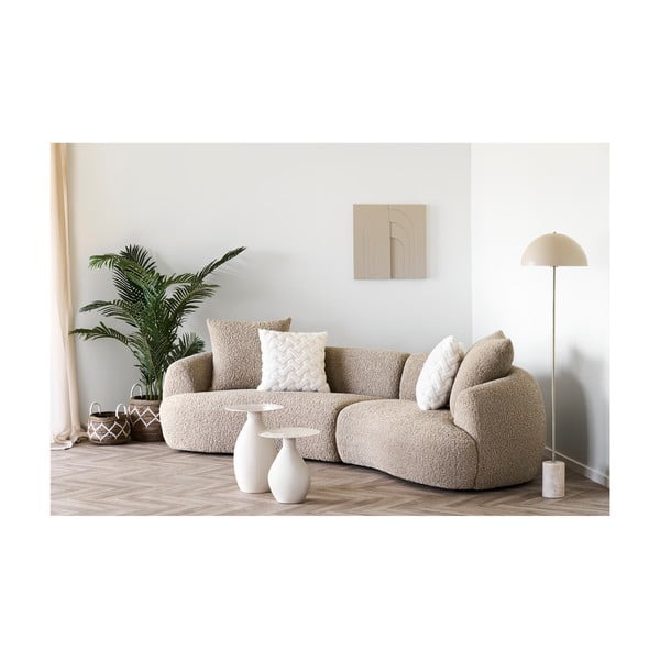 Бежова подова лампа с метален абажур (височина 155 cm) Sheffield – House Nordic-image-2