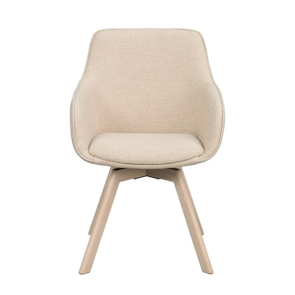 Бежови тапицирани трапезни столове в комплект 2 бр. Alison – Rowico-image-2