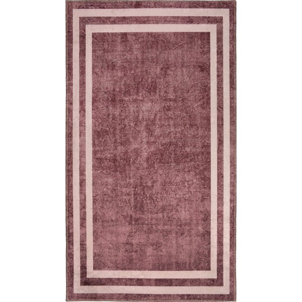 Червен миещ се килим 150x80 cm - Vitaus