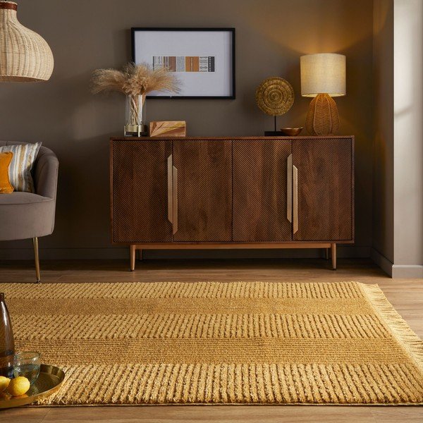 Жълт килим , 120 x 170 cm Kara - Flair Rugs-image-4