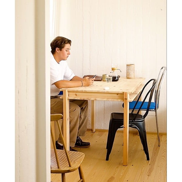 Трапезна маса от масивен бор 75x134 cm Tuck – Karup Design-image-1