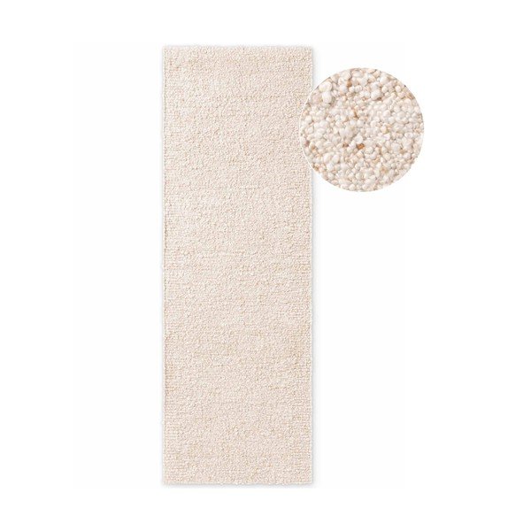 Кремава ръчно изработена пътека от букле 80x200 cm Notting Hill Portobello – Ted Baker