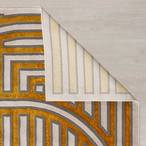 Килим в златисто 170x116 cm Eris Gatsby - Flair Rugs-image-4