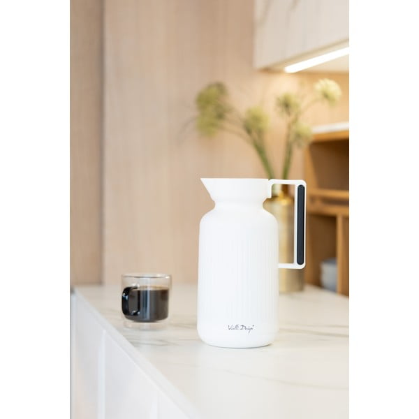 Бял термос 1 l Lungo – Vialli Design-image-2