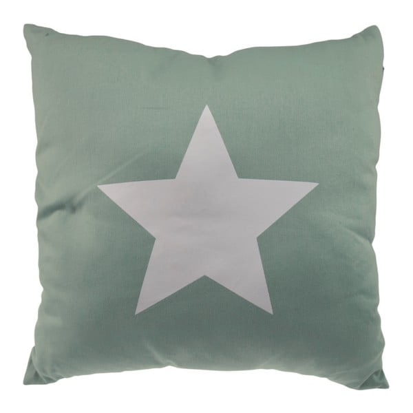 Zelený polštář Incidence Star, 40 x 40 cm