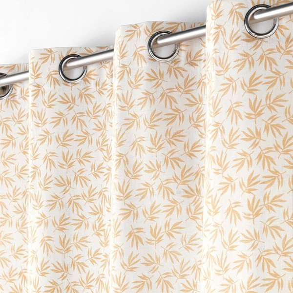 Жълто-бяла завеса 140x240 cm Maddy – douceur d'intérieur-image-1