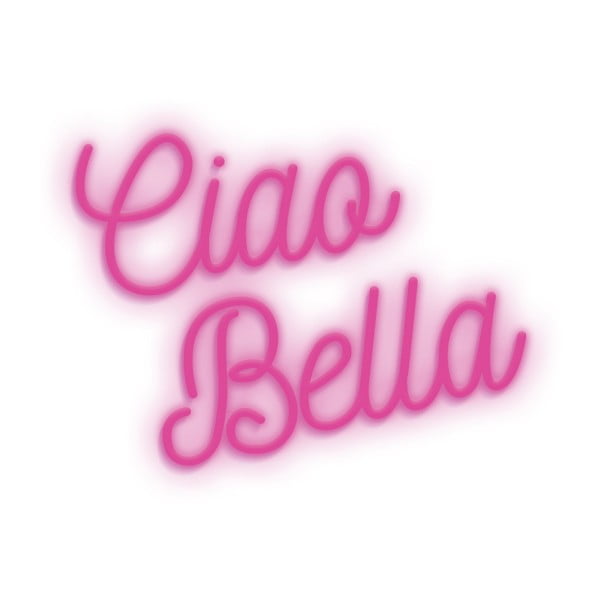 Розова стенна лампа , 40 x 28,5 cm Ciao Bella - Candy Shock-image-2