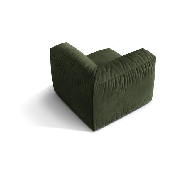 Зелен кадифен модул за диван (променлив) Martina – Micadoni -image-2
