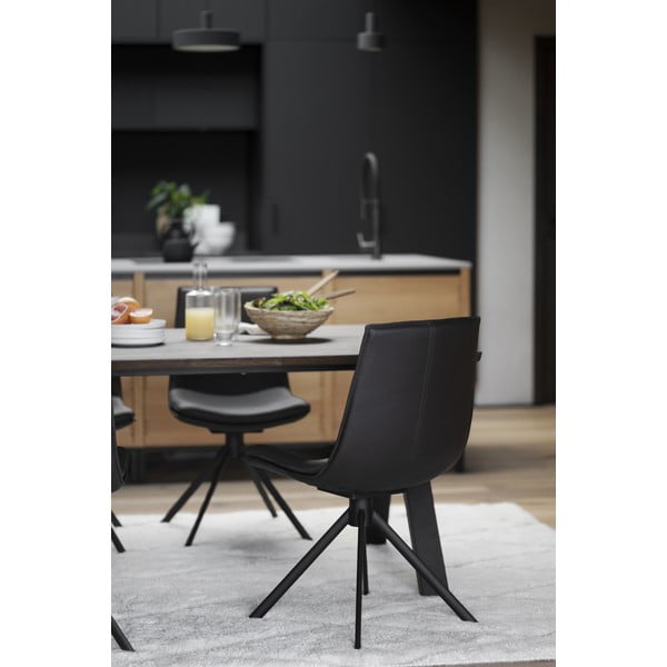 Сгъваема маса за хранене с дъбов плот 170x100 cm Carradale - Rowico-image-2