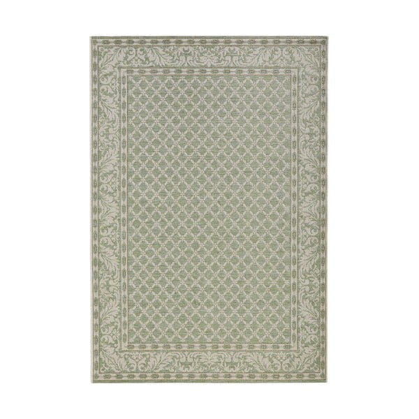 Зелен и кремав килим на открито , 160 x 230 cm Royal - NORTHRUGS