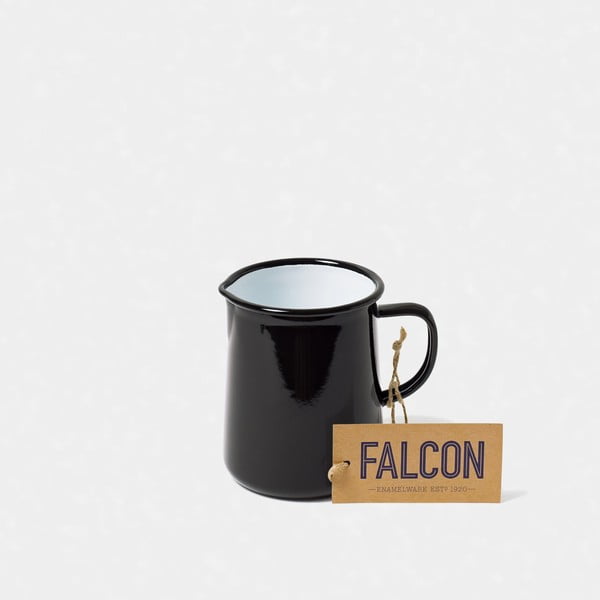 Черна емайлирана кана OnePint, 586 ml - Falcon Enamelware