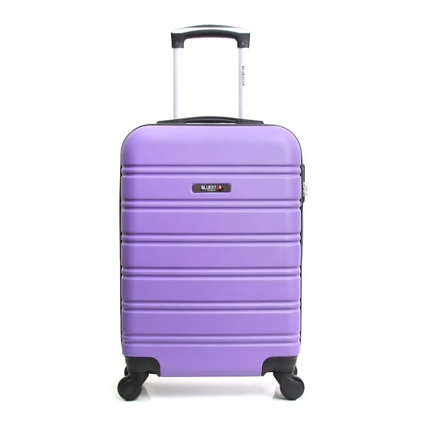 Fialový cestovní kufr na kolečkách BlueStar Bilbao, 35 l