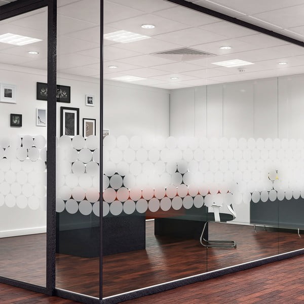 Стикери в комплект на прозореца 50 бр. 10x10 cm Clackout Circle – Ambiance-image-4