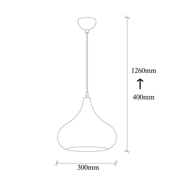 Черно висящо осветително тяло Sağlam - Opviq lights-image-3