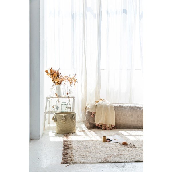 Кремав ръчно изработен памучен детски килим подходящ за пране 170x240 cm Pine Forest – Lorena Canals-image-3