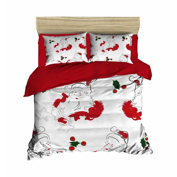 Коледно спално бельо за двойно легло с чаршаф Marcia, 160 x 220 cm - Mijolnir