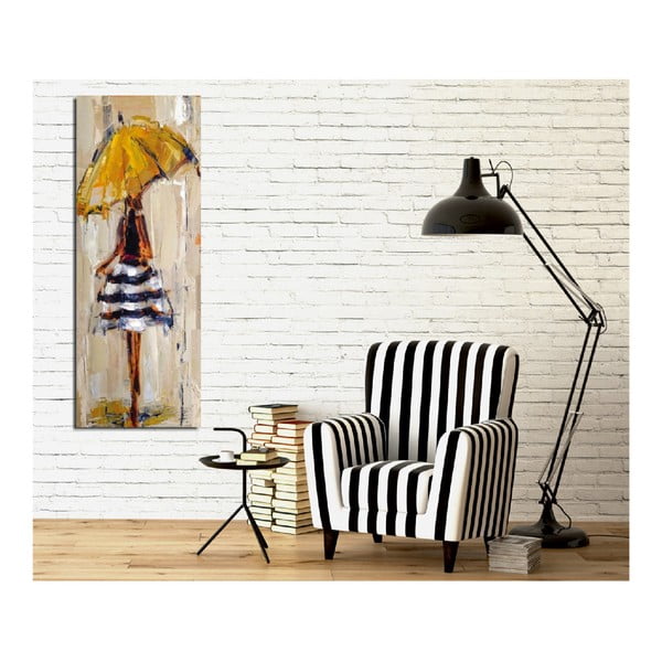 Живопис върху платно Жозефин, 30 x 80 cm - Wallity-image-1