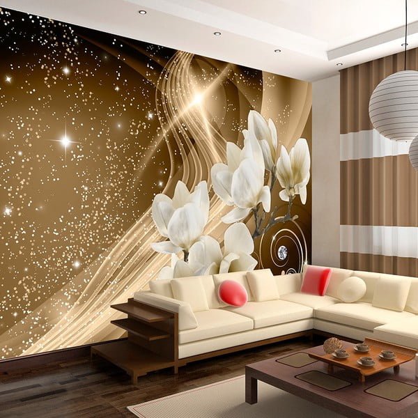 Velkoformátová tapeta Artgeist Golden Milky Way, 400 x 280 cm